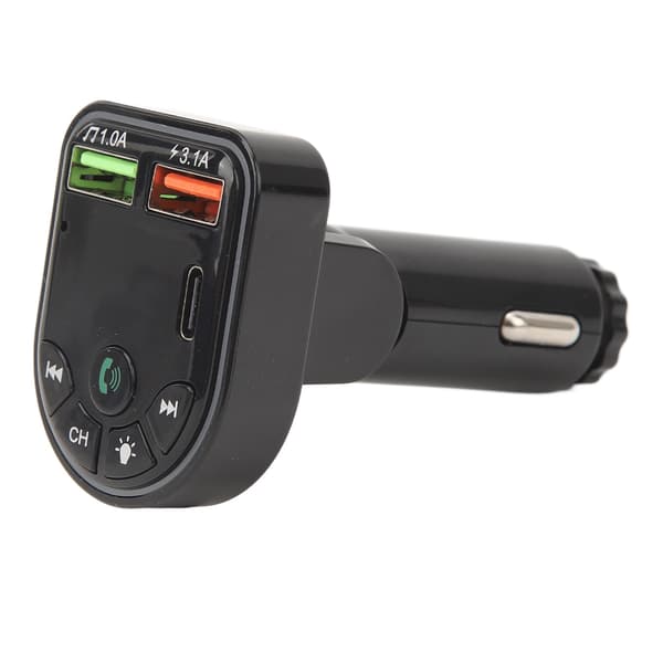 Langaton Bluetooth-autoadapteri USB-kädet vapaana ja MP3-musiikkisoittimella