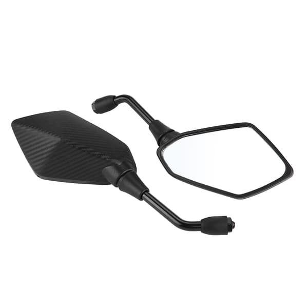 Universal 10 mm venstre højre side motorcykel bakspejl sort