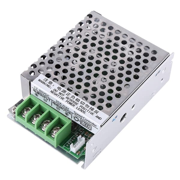 PWM Motor Hastighedsregulator Digitalt Display Panel 12-80V 30A