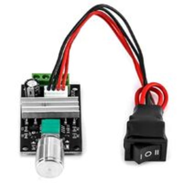 1203BB 6V 12V 24V 3A 80W DC moottorin nopeudensäädin (PWM) Säädettävä käännettävä moottorin ohjain