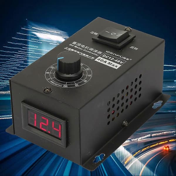 DC 12V~48V 40A Borstmotorregulator Hastighetskontrollmodul Elektrisk Styrenhet