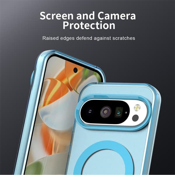 Google Pixel 10 / 10 Pro Cover MagSafe Hybrid Blå 41