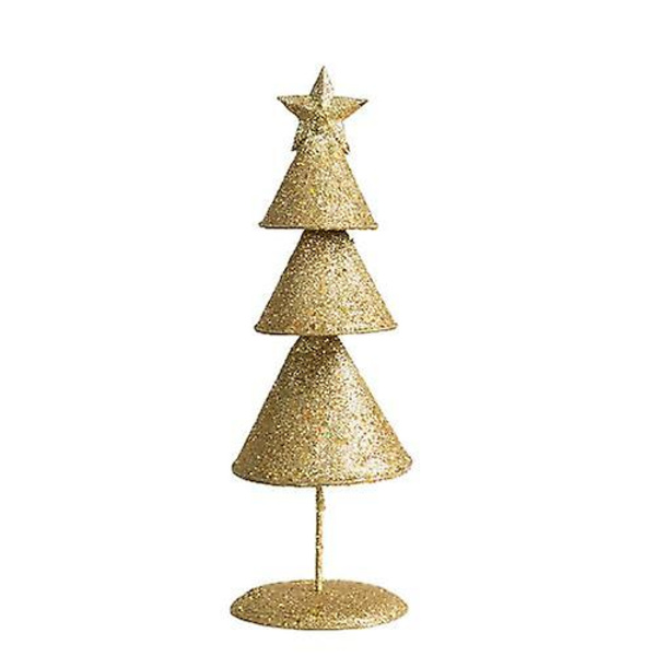 30cm Juletre Bordplate Juletre Bar Gold