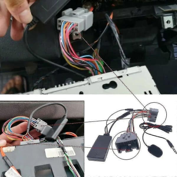 Håndfri bil Bluetooth-modul AUX-adapter til Volvo C30 S40 V40 V50 S60 S70 C70 V70 XC70 S80 XC90 AUTO tilbehør