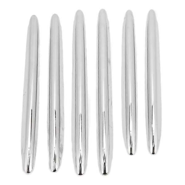 6 stk. Bilmotorhjelm Ventilgitter Dæksel Trim Dele Kompatibel med B enz R172 SLK 2011 2012 2013 2014 2015 Krom-Perfet