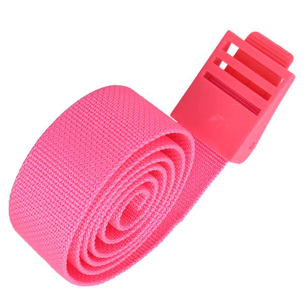 150 cm slitesterk nylon webbing midjebelte med plastspenne tilbehør rosa