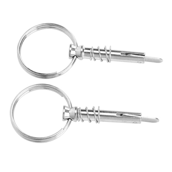 2 stk. Quick Release Pin Rustfrit stål Marine Hardware Båd Bimini Top Pin til skibsbygning