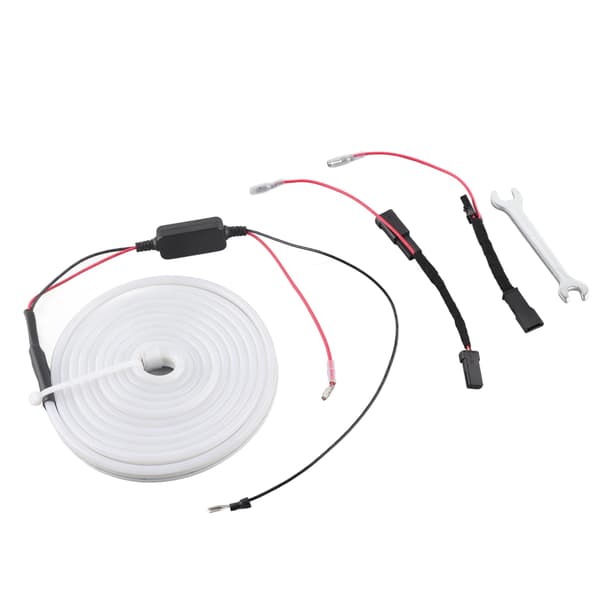 Tesla Model 3 Y 2021 og senere LED-stripe for front bagasjerom, hvit erstatning