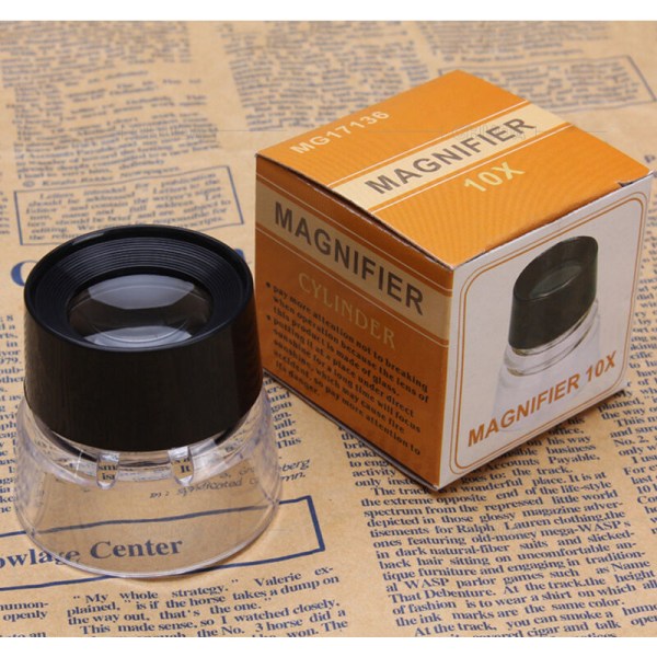 LumiLoupe Stand Magnifier, 10x förstoring, med Instant Attach Reticle (LL-20)，