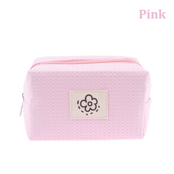 1 stk Kosmetisk taske Makeup Opbevaring Rejsetoiletartikler Organizer Case Pink