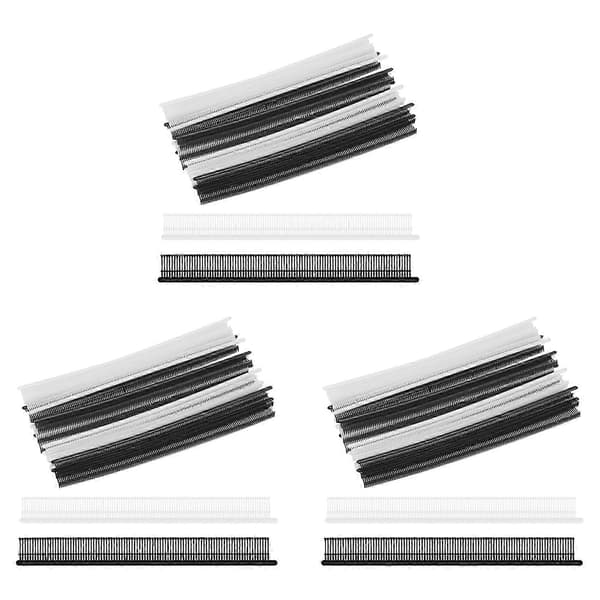 Mini merkelappfestemidler, 9000 stk 0,5 cm klesmerkelappfester, egnet for alle mini-pin-merkelapper Black white