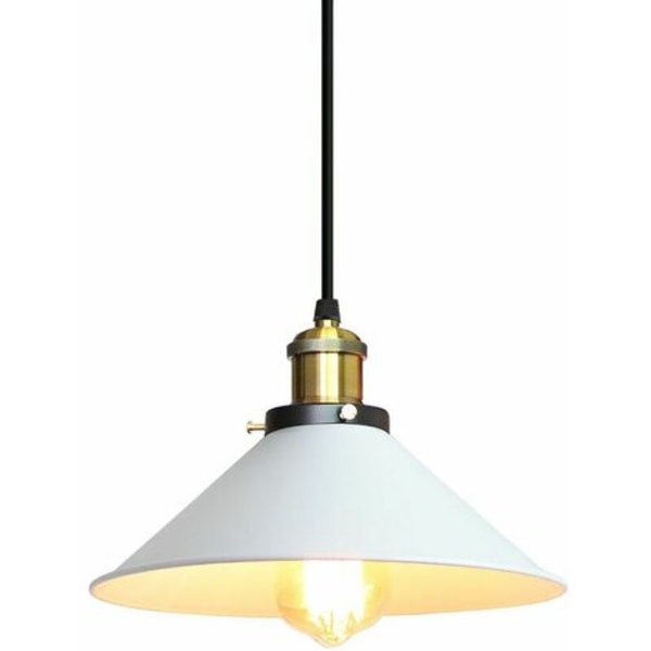 Retro Pendel Industriel Design E27 Ø 26cm, Pendel Loftslampe Jern Lysekrone Hængelampe til soveværelse køkken