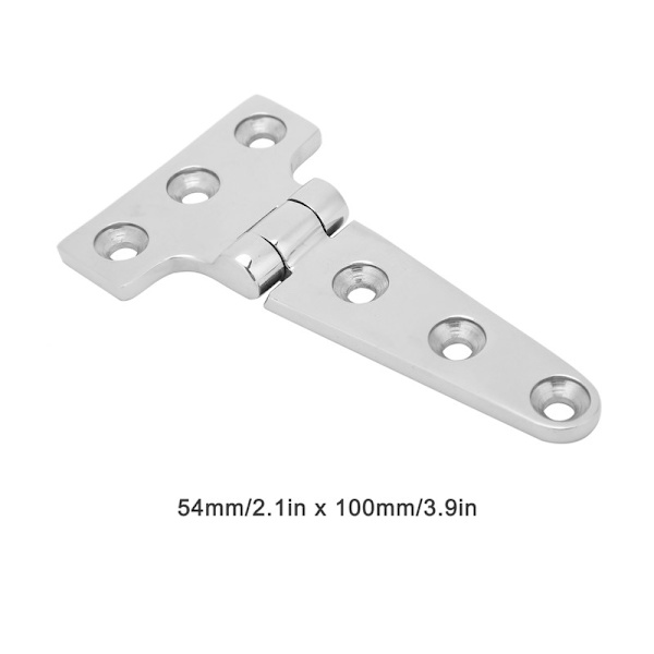 Ruostumattomasta teräksestä valmistetut T-muotoiset saranat jahtivarusteet (54*100MM)
