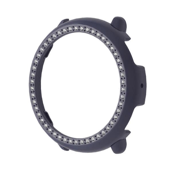 Diamant Halvtäckande PC Klockskyddsfodral för Amazfit Active 2 Ink Blue