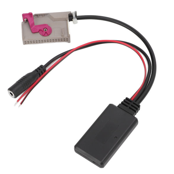 Trådlös Bil AUX Adapter Bluetooth 5.0 Hands Free Mikrofon för RNSE RNS E Värd