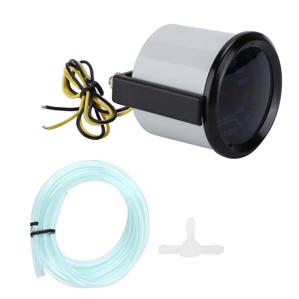 12V Turbo Boost Trykkmåler 52mm/2in 35PSI Digital Display Blå Rød LED Modifikasjon Universal