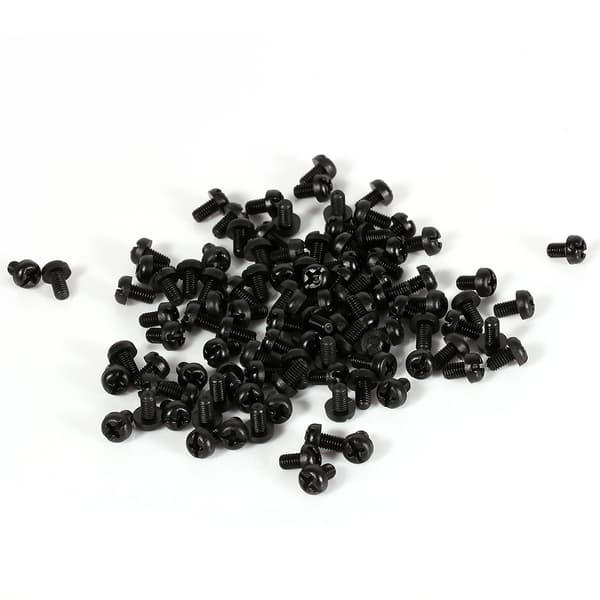 100 kpl Nylon-välikappaleet, kuusiokantaruuvimutterit M2 M3 M4