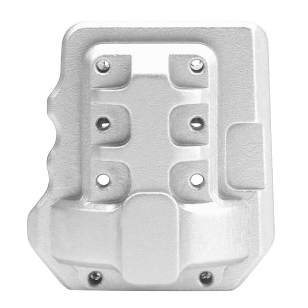 Front Bakre Differensialdeksel Aluminium Legering RC Fjernkontroll Bil Tilbehør Sølv