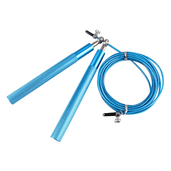 Speed ​​​​​​Jump Rope - 360° vridbart kullager - Justerbart rep med stålbelægning - Anti-hophandtag i aluminium - Fitness
