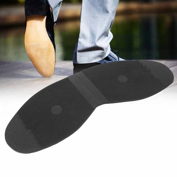 Håndlavede Lædersko Holdbar Gummisål Sort