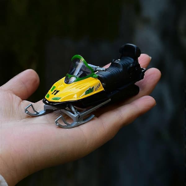 Mini Snescooter Legetøjsmodel Legeringsbil Mini Simulationsmotorcykel 1:36 Bilmodel Legetøj Dekoration Gave Red
