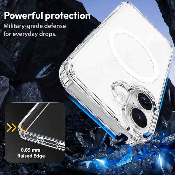 [HT]MagCase til iPhone 17 – Krystalklart MagSafe Cover iPhone 17