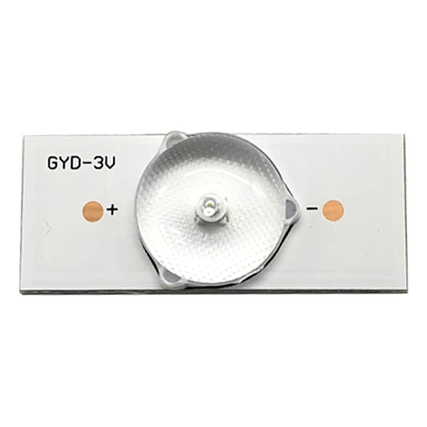 3V LCD TV LED-bakgrundsbelysning lamppärlor, med platta och lins, bakmonterad, LCD TV-ljusremsa lamppärlor (3V lamppärlor (pris 100))