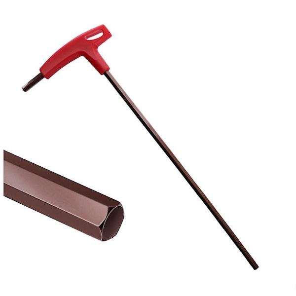 Forlenget T-nøkkel-6mm