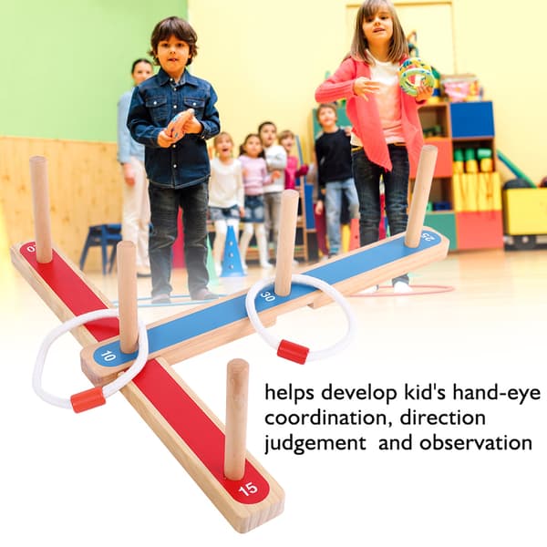 Ring Toss Spil Sæt til Voksne og Børn Sjovt Festspil