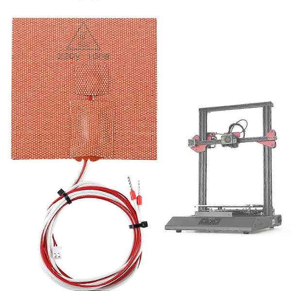 100x100mm 100w 220v Silikone Varmeplade til 3D Printer Opvarmet Byggeplade S2024123015944