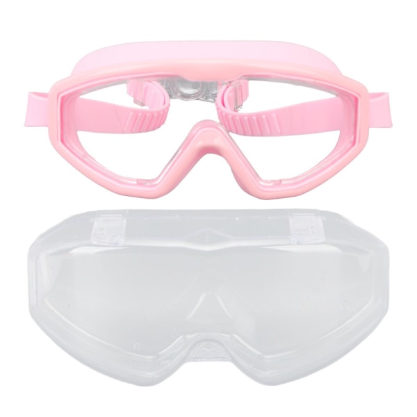 Svømmebriller for barn for utendørs svømming HD Elastic Dykkerbriller (rosa)