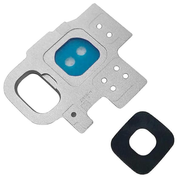 For Galaxy S9 / G9600 10 stk. kameralinsedeksel Silver