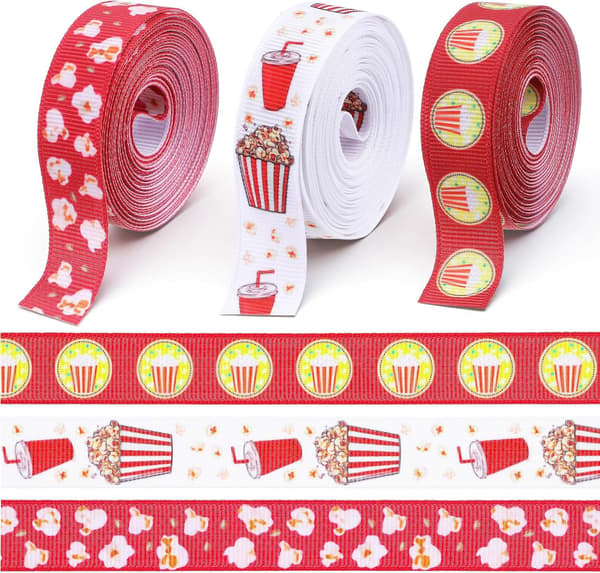 3 STK 15 Yards Popcorn Tommer Stoff til Fest