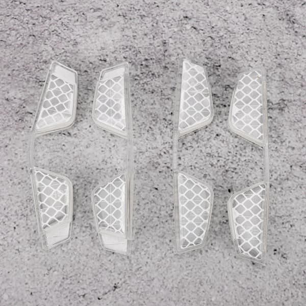 4-pack Anti-rep Bil Dörrkantsskydd Reflexremsa Osynligt Gummiskydd