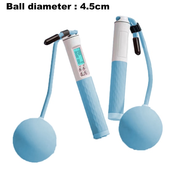 Hopprep, Digitalt hopprep med kalori- og loopräknare, blue double ball