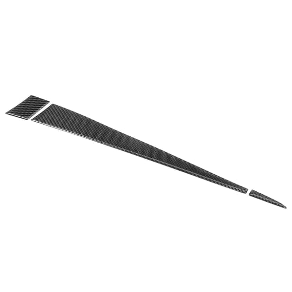 3:e Copilot Förvaringslåda Instrumentbräda Panel Trim Kolfiber Kompatibel med Mitsubishi Lancer 2008 2016 LHD