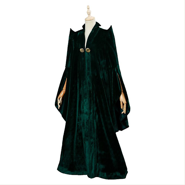 Minerva mcg professor cosplay kostyme fløyelskappe halloween M