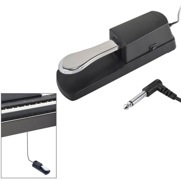 Elektrisk klaver Universal Sustain Pedal Elektrisk klaver Elektronisk orgel Klaver Keyboard Sustain Pedal