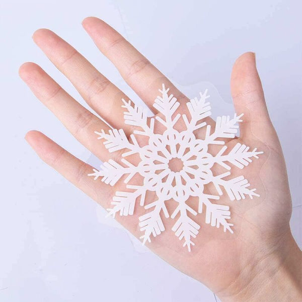 Juldekal Älg Älg Julgran Snöflinga väggdekal (JC-818) för hem- och trädgårdsdekoration