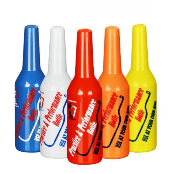 Bartending Practice Flaske Fancy farge Kasteflaske Plast treningsflaske KTV Bar Bartending Performance Bottle (rød),