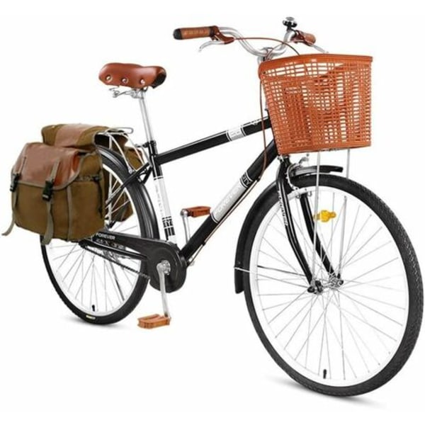 Retro cykelväska Bagagehållare dubbel baksätesväska för cykelmotorcykel