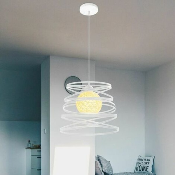Vintage pendellamper industriel stil, vintage loftslampe Spring form, indvendig belysning, køkken stue dini