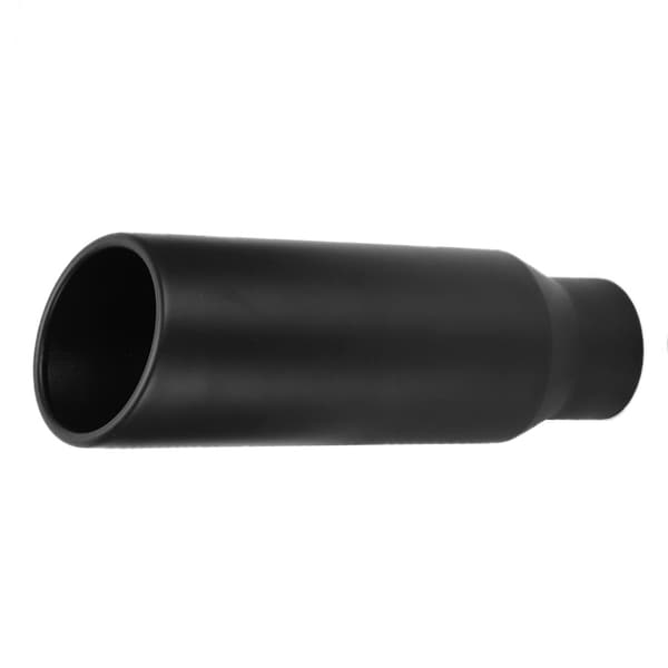 80 mm 3,1 tommer indløb 102 mm 4 tommer udløb Universal sort rustfrit stål udstødningsrør