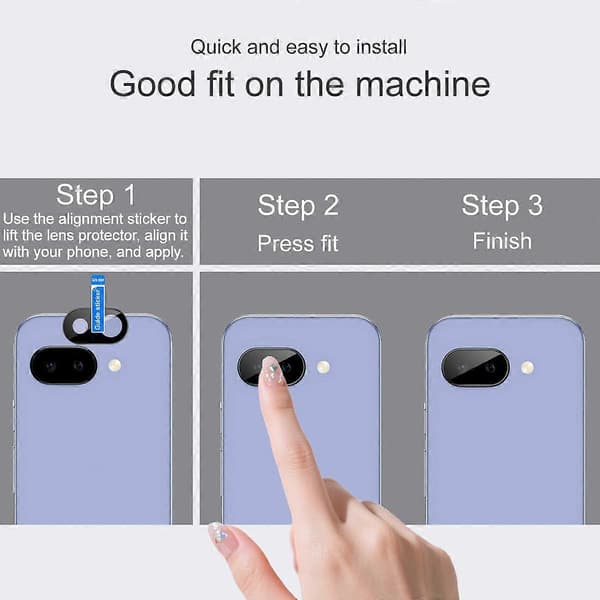 IMAK Bagkamera Linse Glas Film Sort Version Not Specified For Google Pixel 10a
