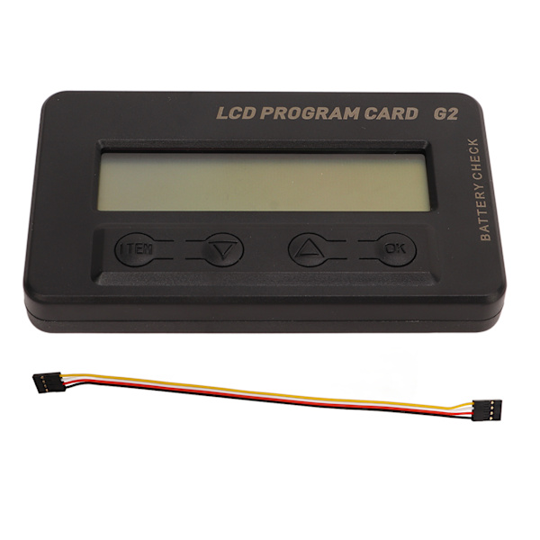 LCD-programkort i realtid för RC-flygplansmodell ESC
