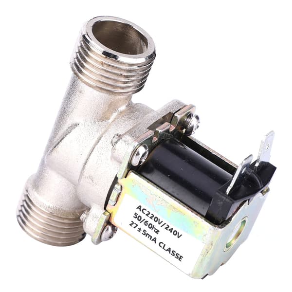 Elektrisk messingmagnetventil 220 240V AC G1 2 NC vanninntaksventil
