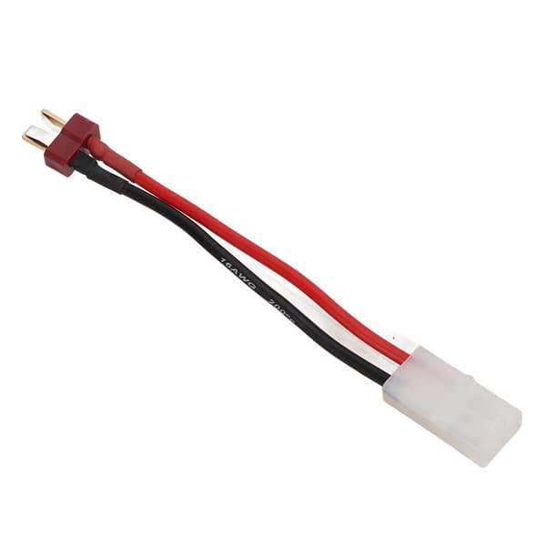 til Tamiya til T-stik RC Bil Connector Adapter med 16AWG ledning til flyvebåd model 5.3in