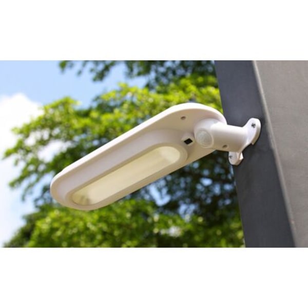 Utomhusvägglampa Solar LED Sensor Vit Utomhusvägglampa Vit ljus