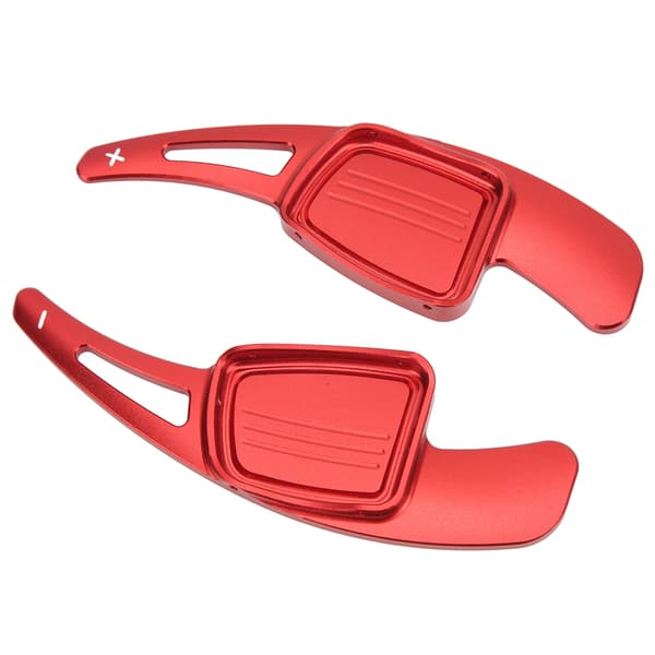 Para aluminiumslegering Paddle Shifter forlengelse for A3 8V A4 A5 B9 B9.5 A7 Q3 Q5 2017+ (Rød)