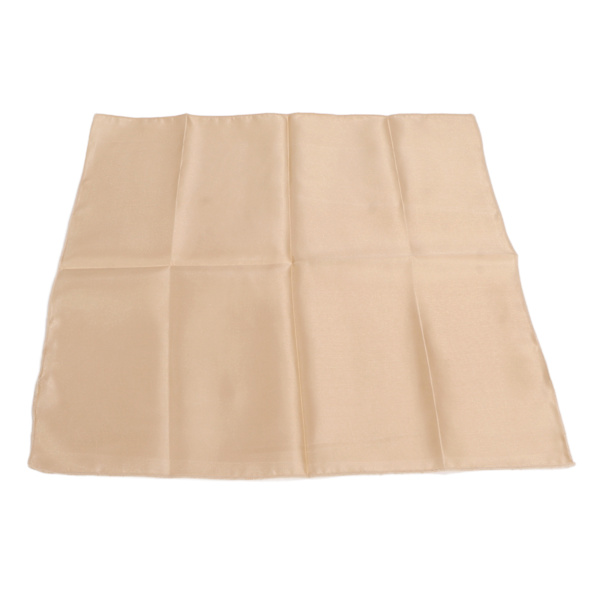 HT 24 stk firkantede satengservietter 17x17 tommer myke og blanke elegante duker til bryllup, fester og seremonier - gull Gold